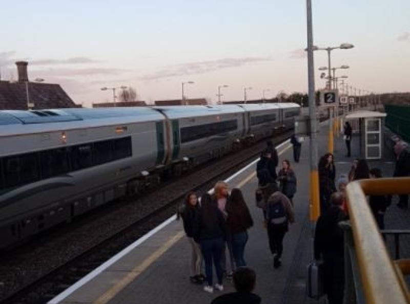 Irish Rail Portarlington Laois Dublin Galway