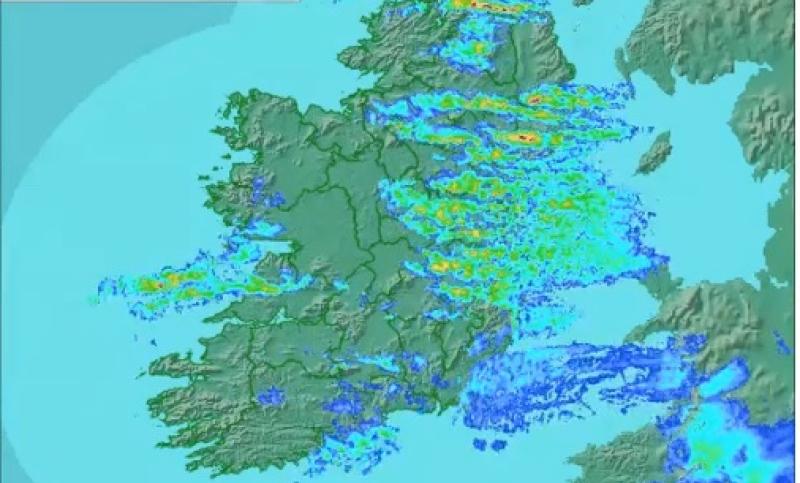Widespread snow in Laois, Dublin, Kildare, Offaly and other Leinster counties before #stormemma hits