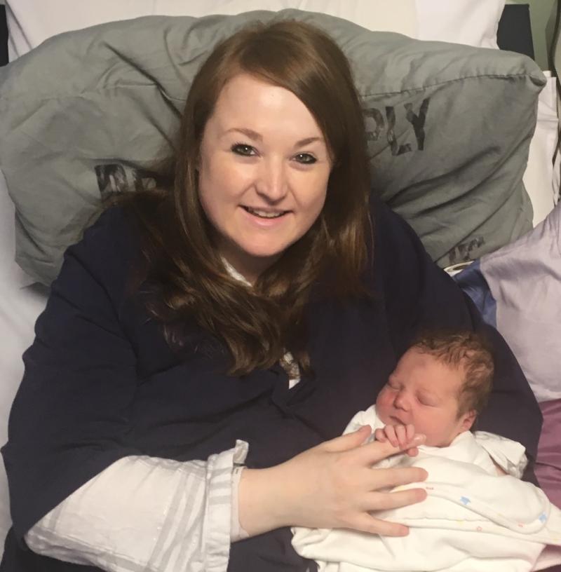 Baby Adam born in Portlaoise hospital after epic journey through snow blizzard #stormemma