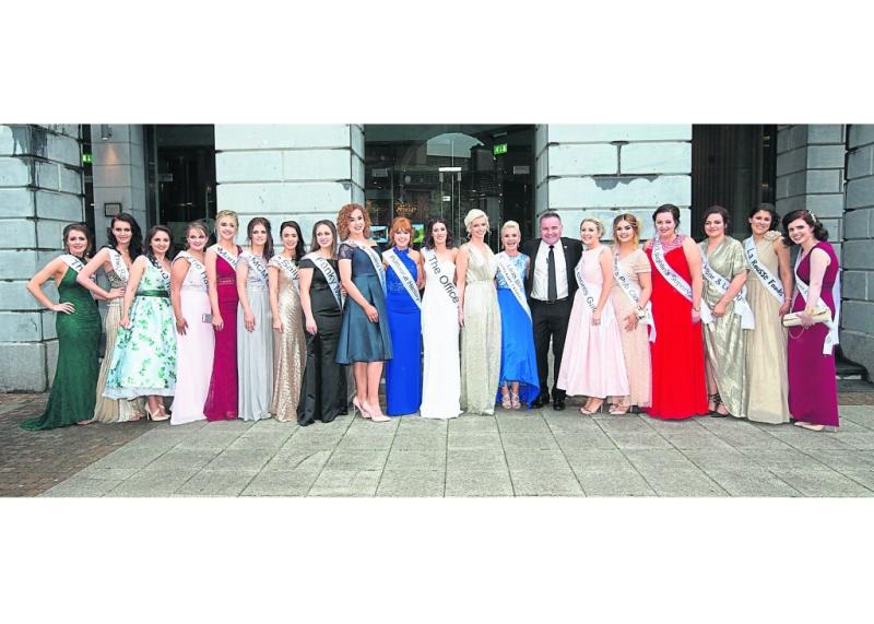 All lined up at the Laois Rose selection night at The Midlands Park Hotel in 2017. Picture: Alf Harvey/HRPhoto.ie