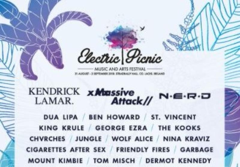 Electric Picnic 2018 line up announcement festival laois summer