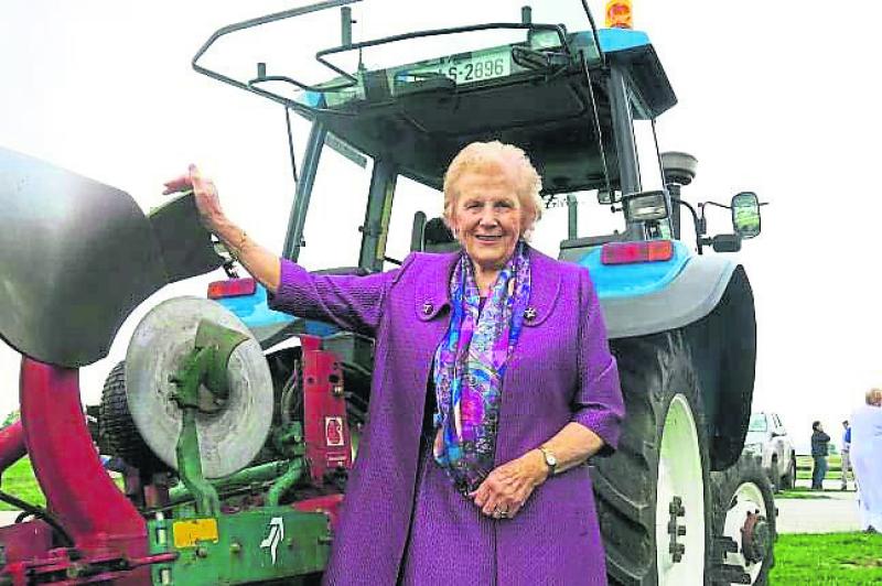 Queen of plough Anna May McHugh kicks off Laois Age Friendly Expo