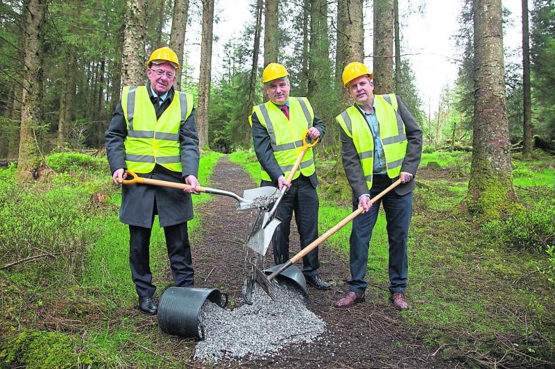 No Fáilte Ireland at the sod turning of Slieve Bloom Mountain Bike Trail 