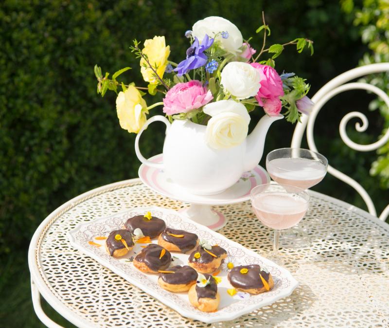 Catherine Fulvio’s recipe for Mini Mocha Éclairs 