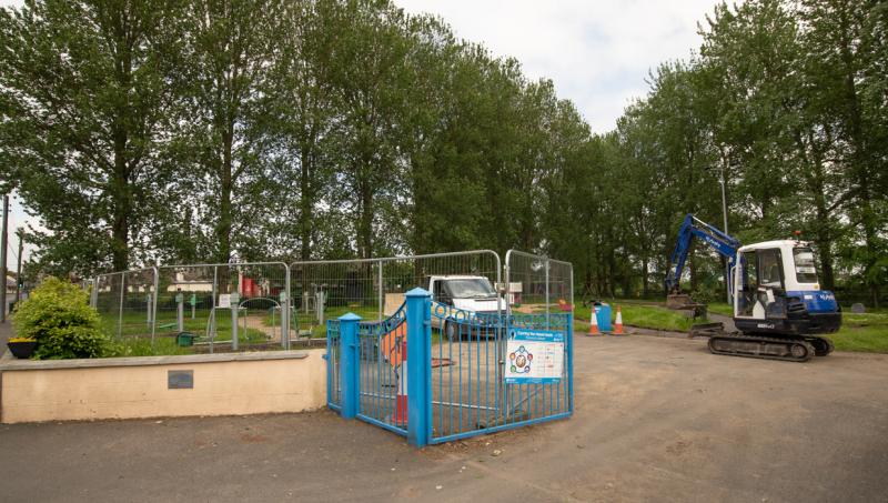 Work underway to repair Mountmellick playground after November floods