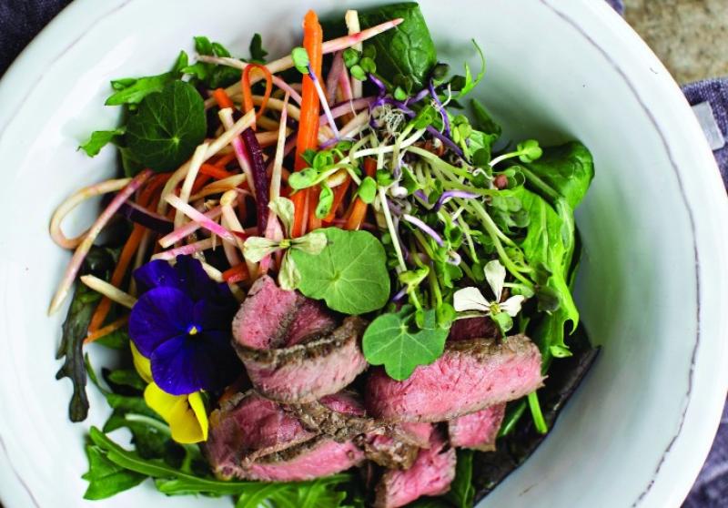 summer steak cooking