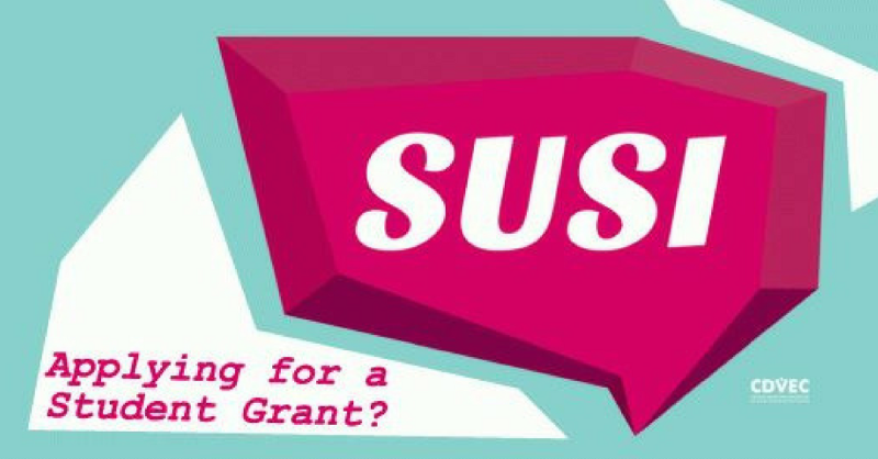 SUSI is open for Kildare Student Grant Applications for Academic Year 2021/22
