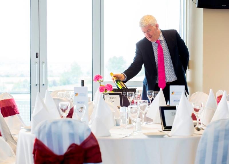 David Fitzgerald casts his eye over the catering at Limerick Racecourse, and below, Conor runs the rule over the bar