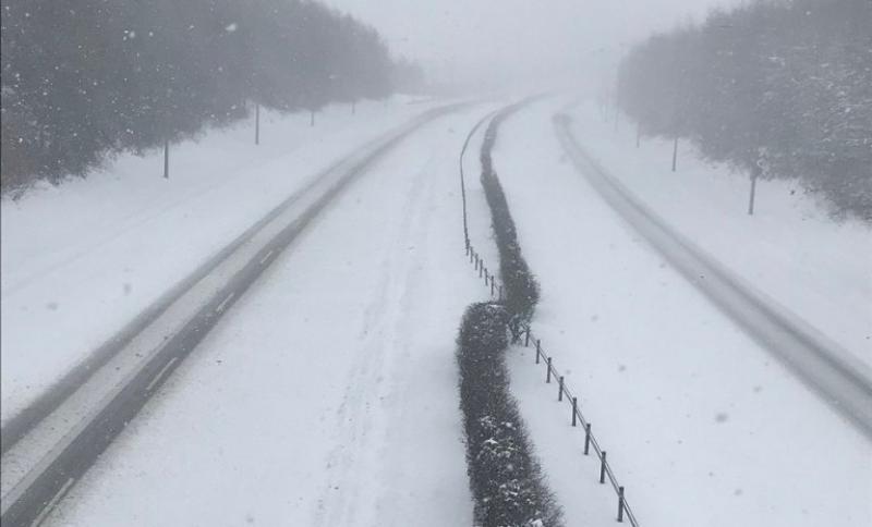 snow beast from the east m7 dublin limerick cork