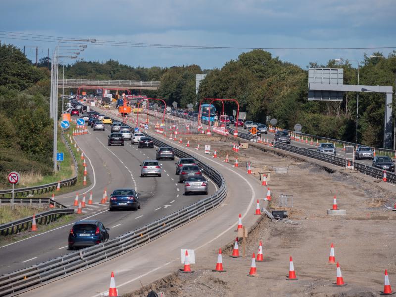 Over 100 people caught breaking the 60km/h speed limit on M7 Kildare roadworks