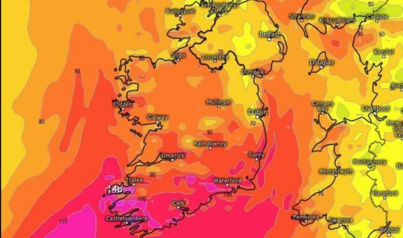 Storm diana weather met éireann