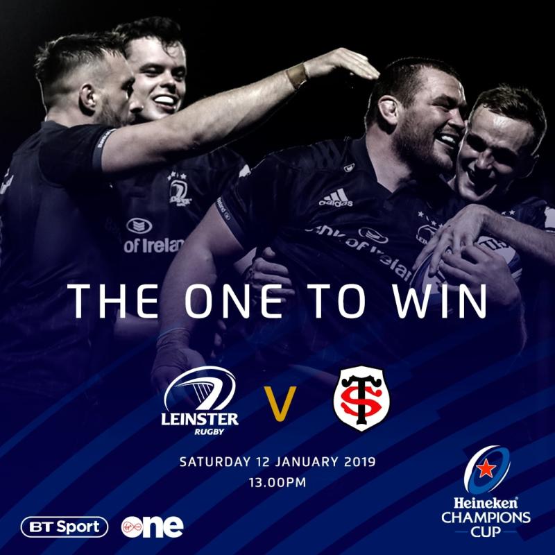 COMPETITION - Win tickets to the Leinster v Toulouse game this Saturday!