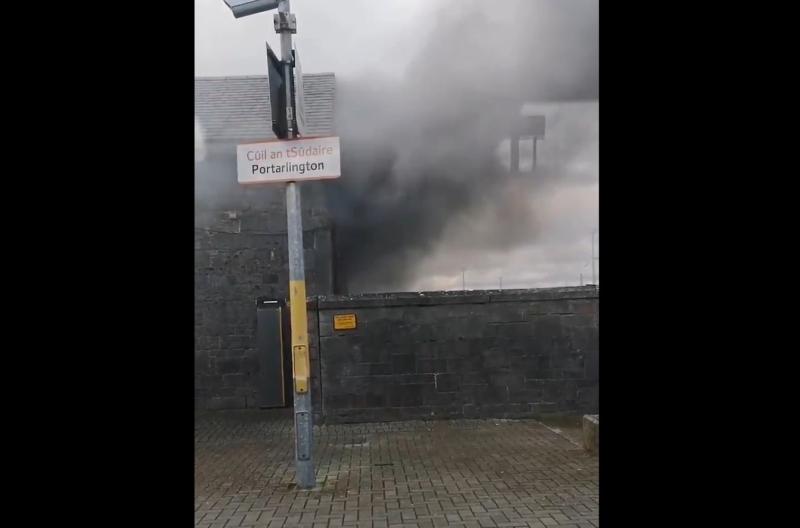 UPDATE: Fire at Portarlington train station in Laois