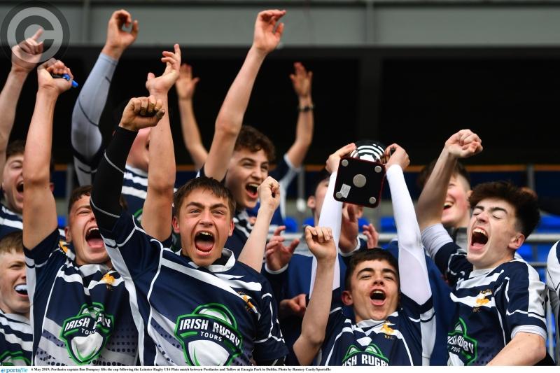 U-16 Leinster Plate glory for Portlaoise Rugby Club