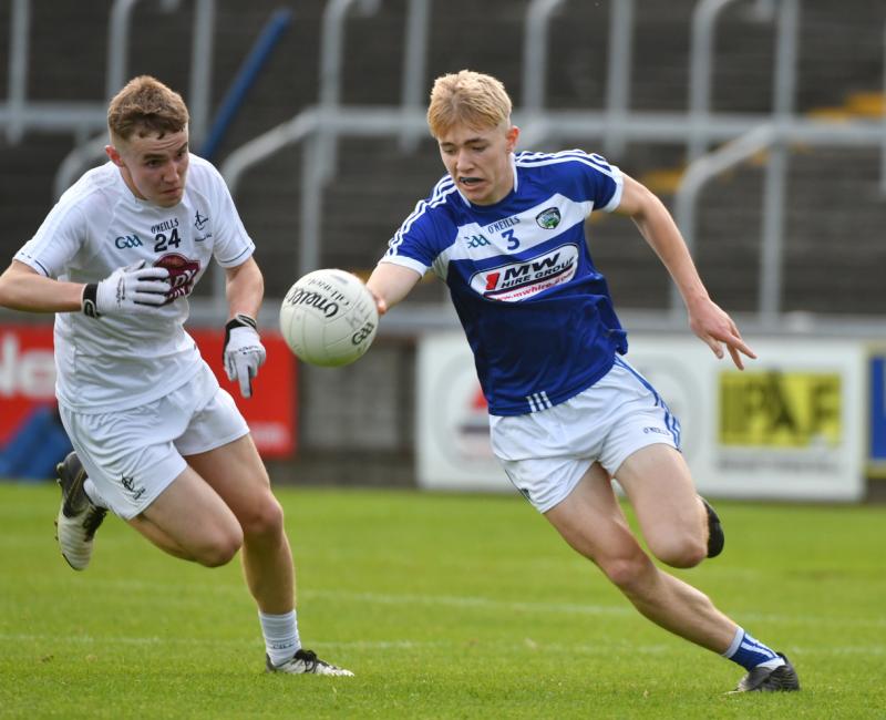 Laois minor footballers bravely bow out of the Leinster Championship following Kildare loss