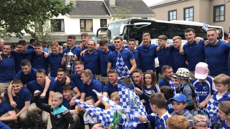 WATCH: Joe McDonagh Cup winning Laois hurlers homecoming 