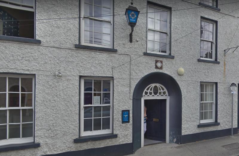 Drunk woman hit garda station door with a cone
