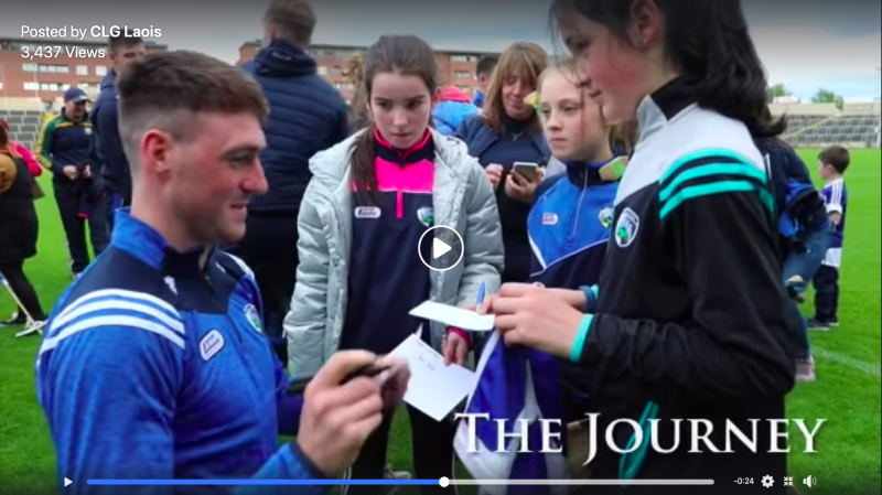 Laois GAA release stirring video ahead of today's All-Ireland quarter-final against Tipp