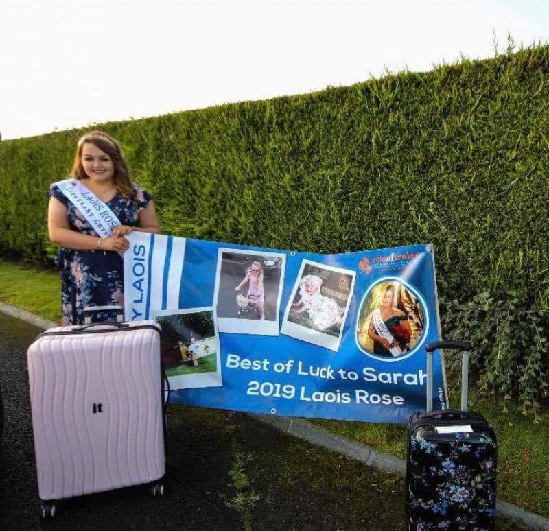 Laois Rose kicks off journey to Tralee and big TV interview with Kildare tour