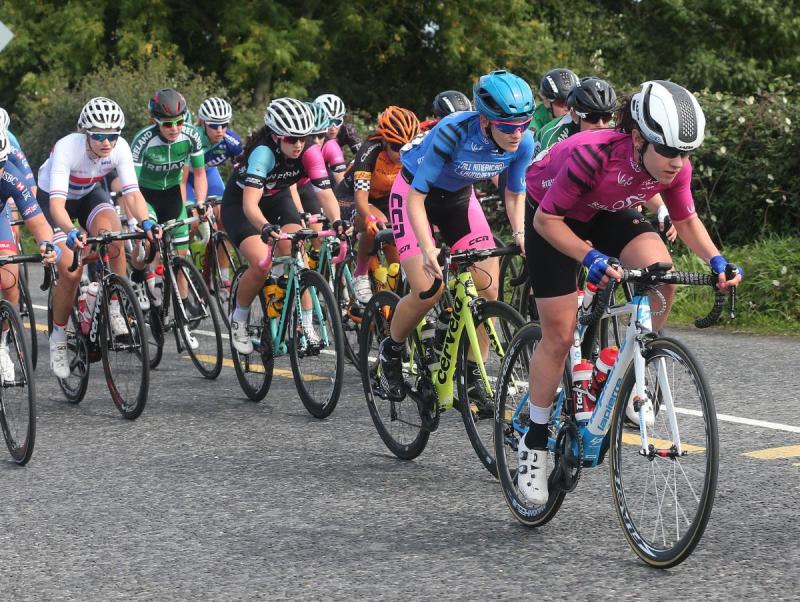 World class women racers head to Laois for tough mountain stage 