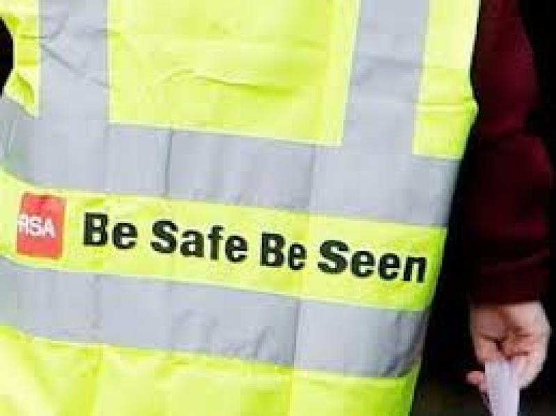 Kildare pedestrians urged to wear high-visibilty vests while out walking and jogging