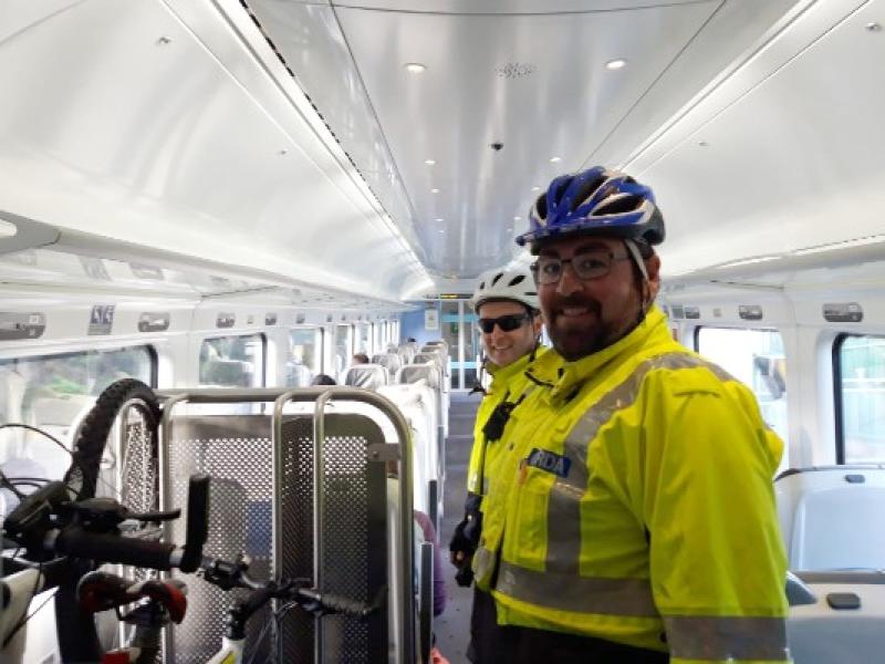 Gardaí carry out early patrols on trains and in rail stations in Co Kildare 