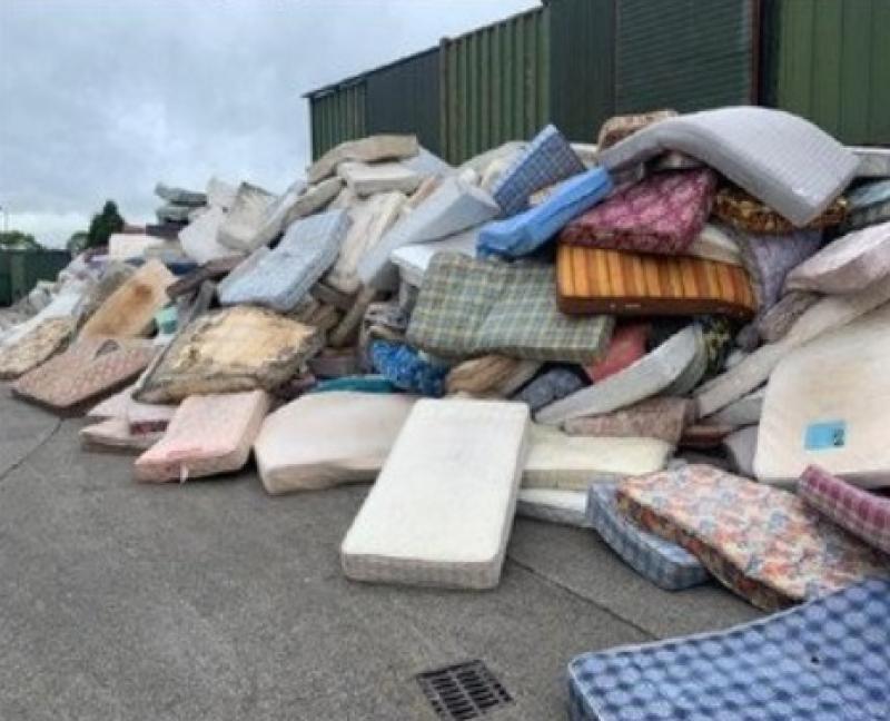 Whopping amount of old Laois mattresses collected free