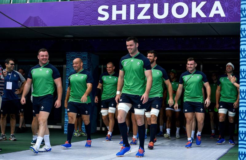 WATCH: Ireland squad arrives for Captain's Run ahead of Japan clash 
