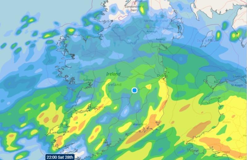 met éireann rté weather rain status yellow