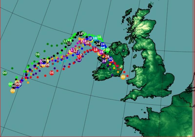 storm lorenzo met Éireann weather 