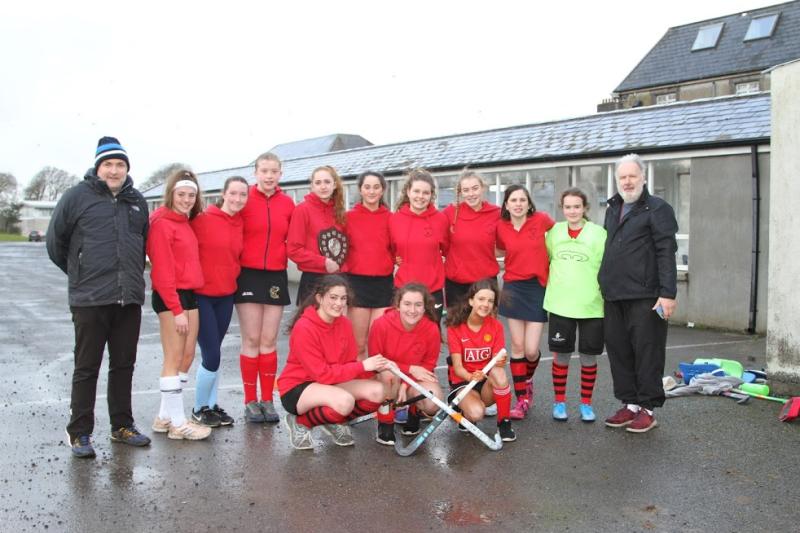 Abbeyleix U-16 hockey team complete 3-in-a-row West Leinster titles