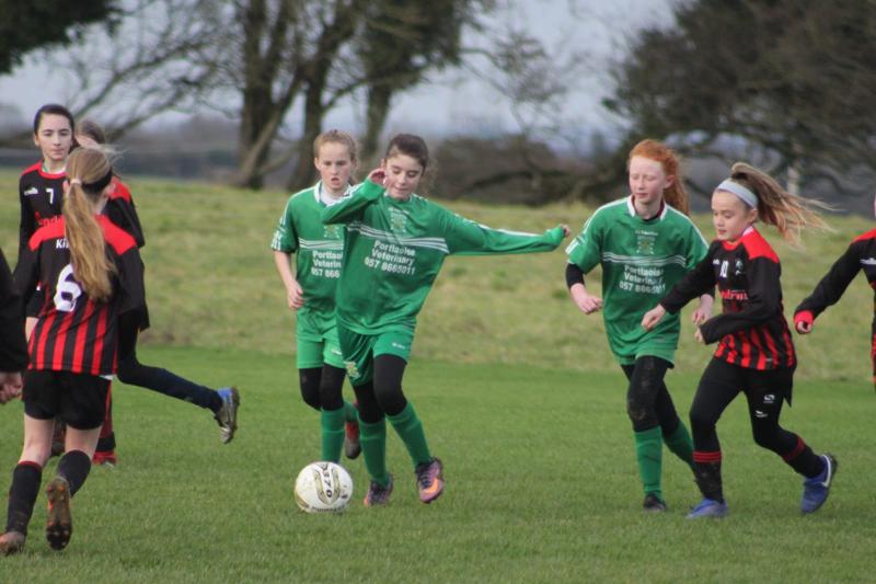 Portlaoise AFC Girls edge Clara Town in 7-goal thriller