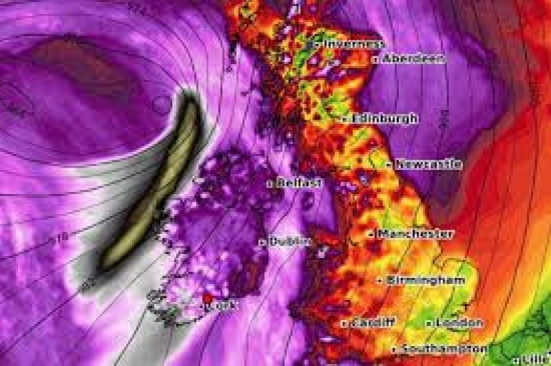 Met Éireann issues orange warning as Storm Elsa bears down