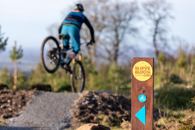 Coillte planning Laois Slieve Blooms café, toilets and bike hire centre