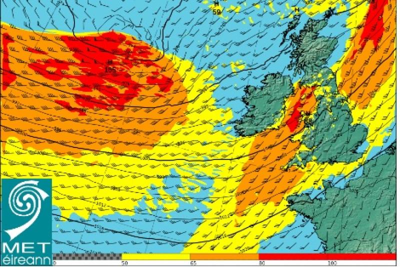 Met Éireann issues first orange warnings for Storm Ciara