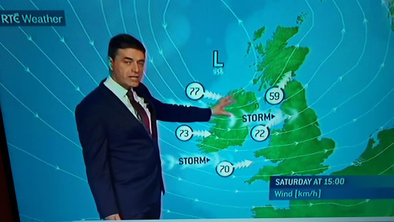 Met Eireann latest weather forecast ahead of Storm Jorge