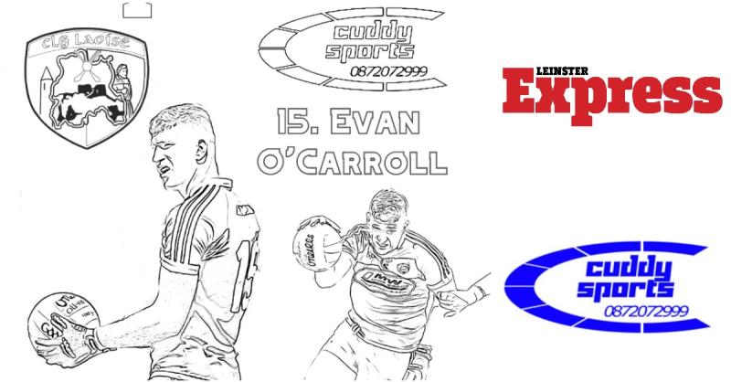 Bored kids? Laois GAA Colouring Competition - Player 3
