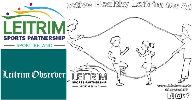 Bored kids? Download Leitrim Sports Partnership's free colouring sheet and enter their competition