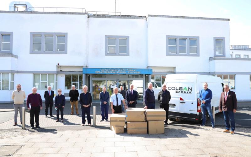  Laois fundraiser delivers the PPE goods in Covid-19 fight at Portlaoise hospital
