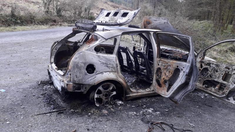 Boy racers, burned out cars, rampant littering and residents in fear - area of Slieve Bloom mountains  marred by anti social behaviour