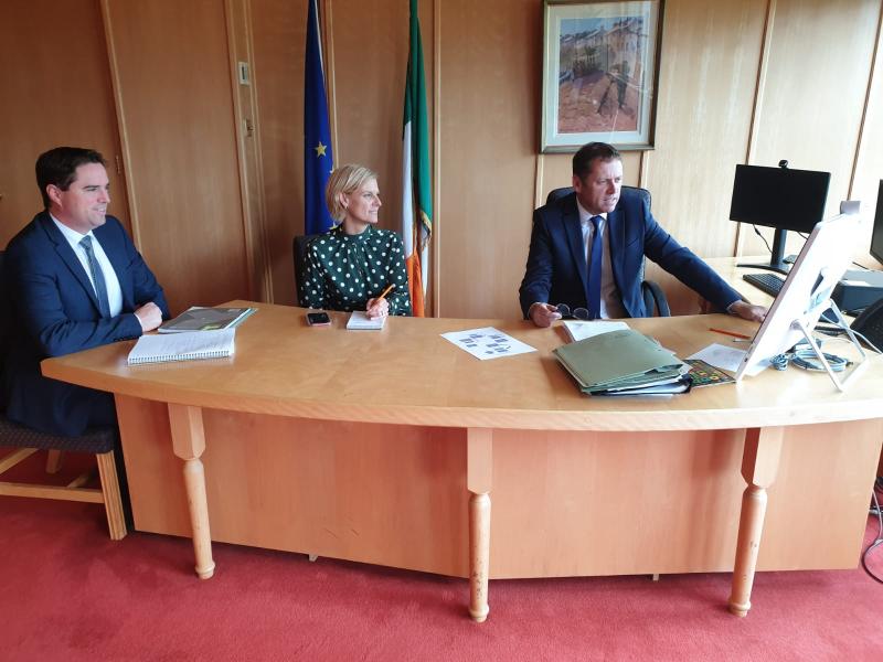 Cowen holds talks with Trade Commissioner Phil Hogan and Northern Ireland Minister Edwin Poots