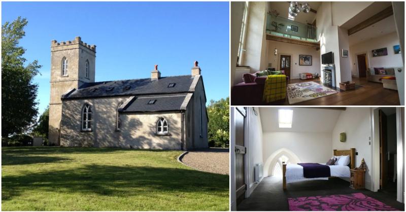 Getting away for a few nights? Check out this fabulously restored 200-year-old church on Airbnb