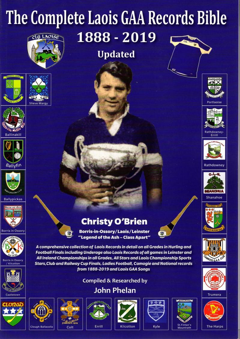 The complete Laois GAA records bible is on sale now