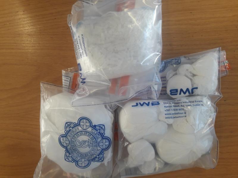 Four men arrested following substantial cocaine and tablets drugs bust in Portlaoise