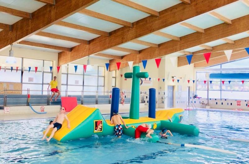 The  swimming pool in Portlaoise Leisure Centre, shut since 