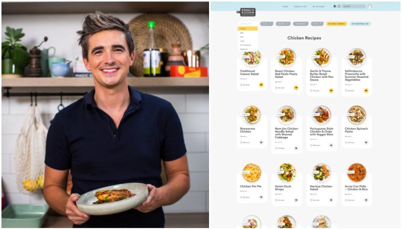 Irish TV chef Donal Skehan launches brand-new meal planning website