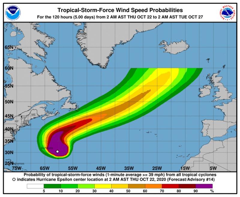 Met Éireann weather warnings as ex-Hurricane Epsilon trail to impact Ireland