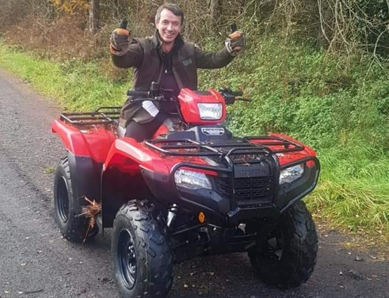 Laois car dealer relieved and thankful after stolen Laois quads recovered 