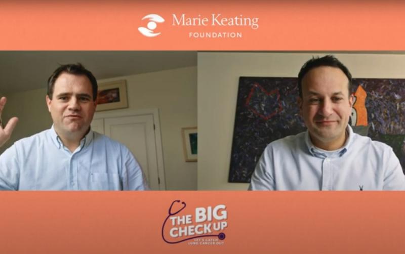 WATCH: Leo Varadkar joins the Big Check Up to highlight the warning signs of lung cancer this winter