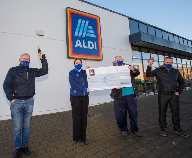 Aldi in Laois backs local Portarlington Men's Shed and Motor Neurone
